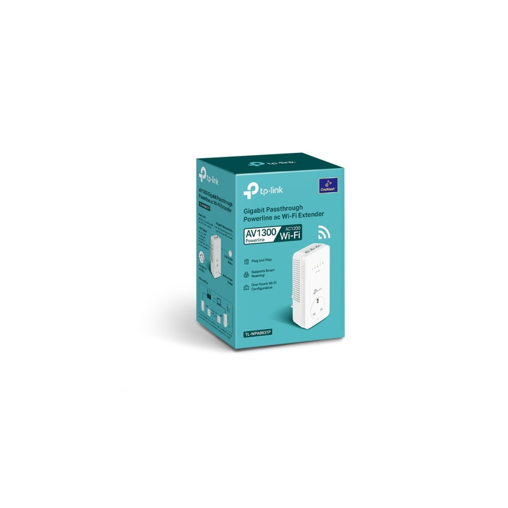 Produktbild för TP-Link TL-WPA8631P, 300 Mbit/s, IEEE 802.11n, IEEE 802.11a,...
