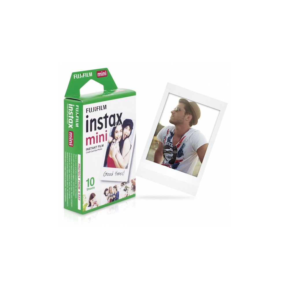 Produktbild för Fujifilm Instax Mini färgfilm för snabbframkallning - ISO 800 - 10