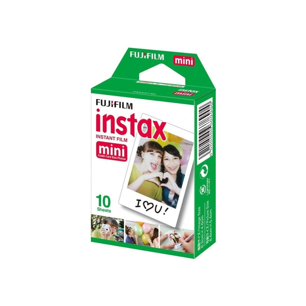 Produktbild för Fujifilm Instax Mini färgfilm för snabbframkallning - ISO 800 - 10