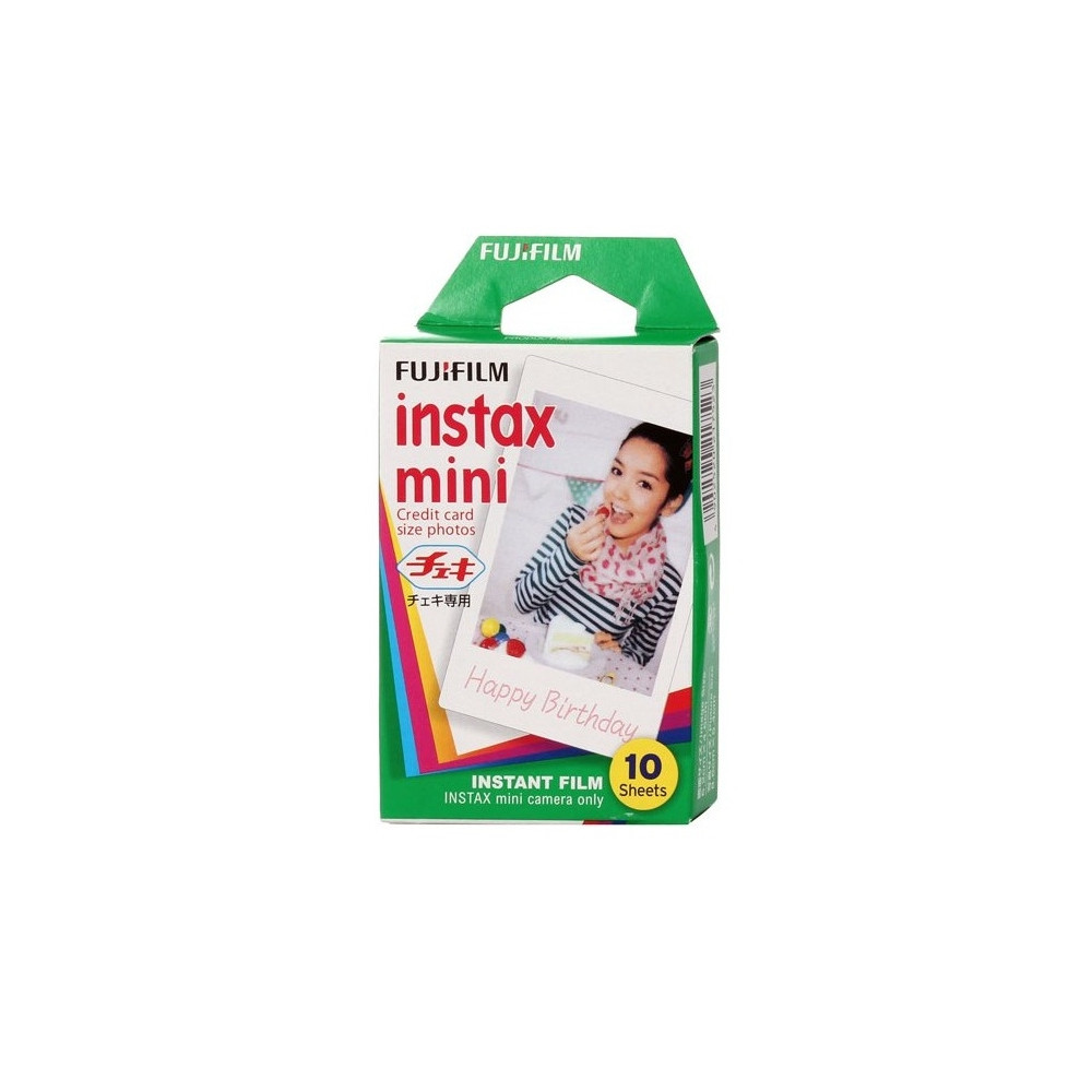 Produktbild för Fujifilm Instax Mini färgfilm för snabbframkallning - ISO 800 - 10