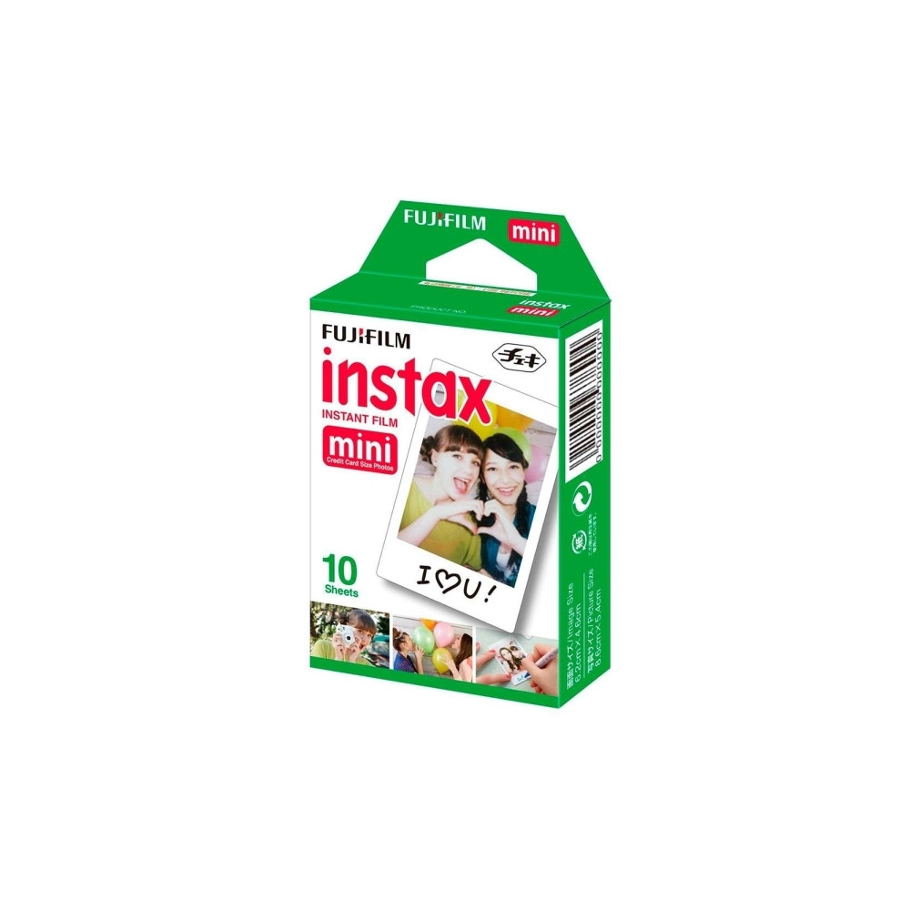 Produktbild för Fujifilm Instax Mini färgfilm för snabbframkallning - ISO 800 - 10