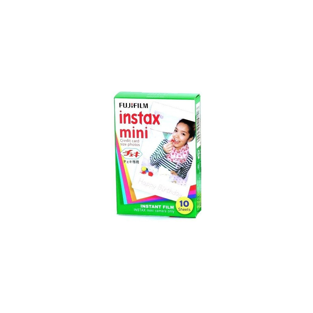 Produktbild för Fujifilm Instax Mini färgfilm för snabbframkallning - ISO 800 - 10