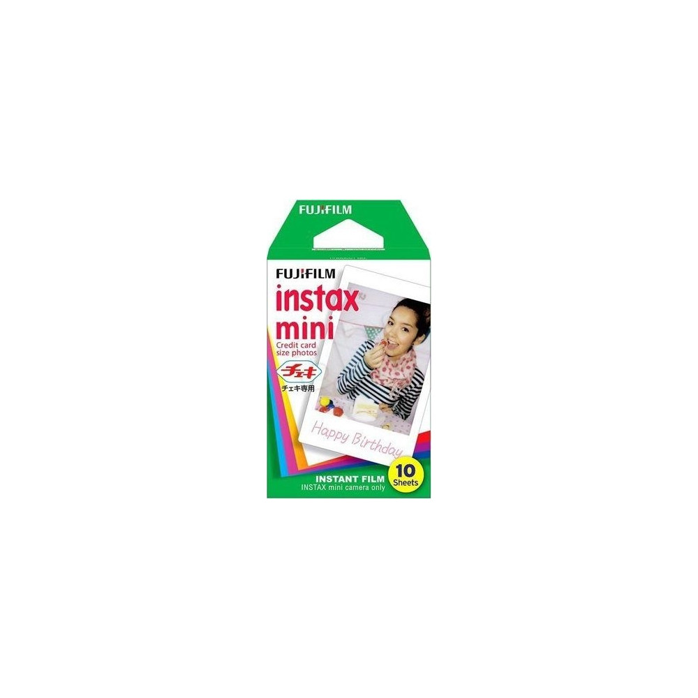 Produktbild för Fujifilm Instax Mini färgfilm för snabbframkallning - ISO 800 - 10