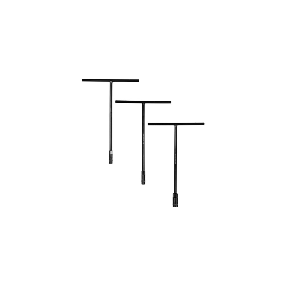 Produktbild för Yato YT-15791, Hylsnyckeluppsättning, 3 styck, Svart, T-form...