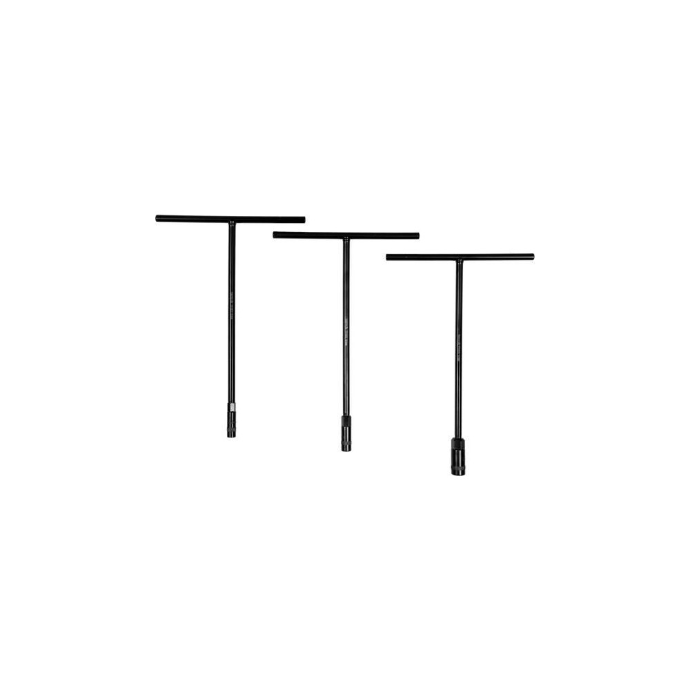 Produktbild för Yato YT-15791, Hylsnyckeluppsättning, 3 styck, Svart, T-form...