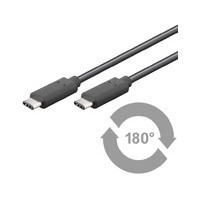 Produktbild för MicroConnect - USB typ C-kabel - USB-C till USB-C - 1 m