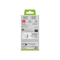 Produktbild för SBS TECABLEMICROC10W, 1 m, USB A, USB C, USB 2.0, 0,48 Gbit/...