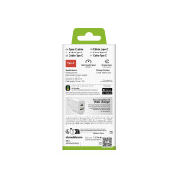 Produktbild för SBS TECABLEMICROC10W, 1 m, USB A, USB C, USB 2.0, 0,48 Gbit/...
