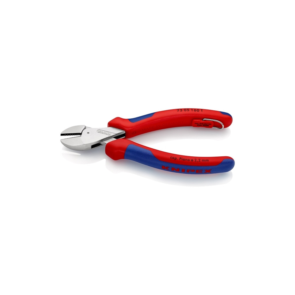 Produktbild för Knipex 73 05 160 T, Diagonal avbitartång, 4,8 mm, Kromvanadi...