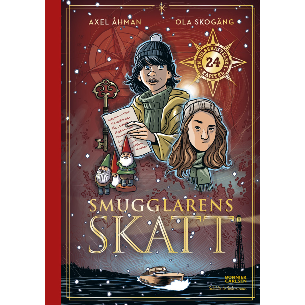 Produktbild för Smugglarens skatt  : en julberättelse i 24 kapitel (inbunden)