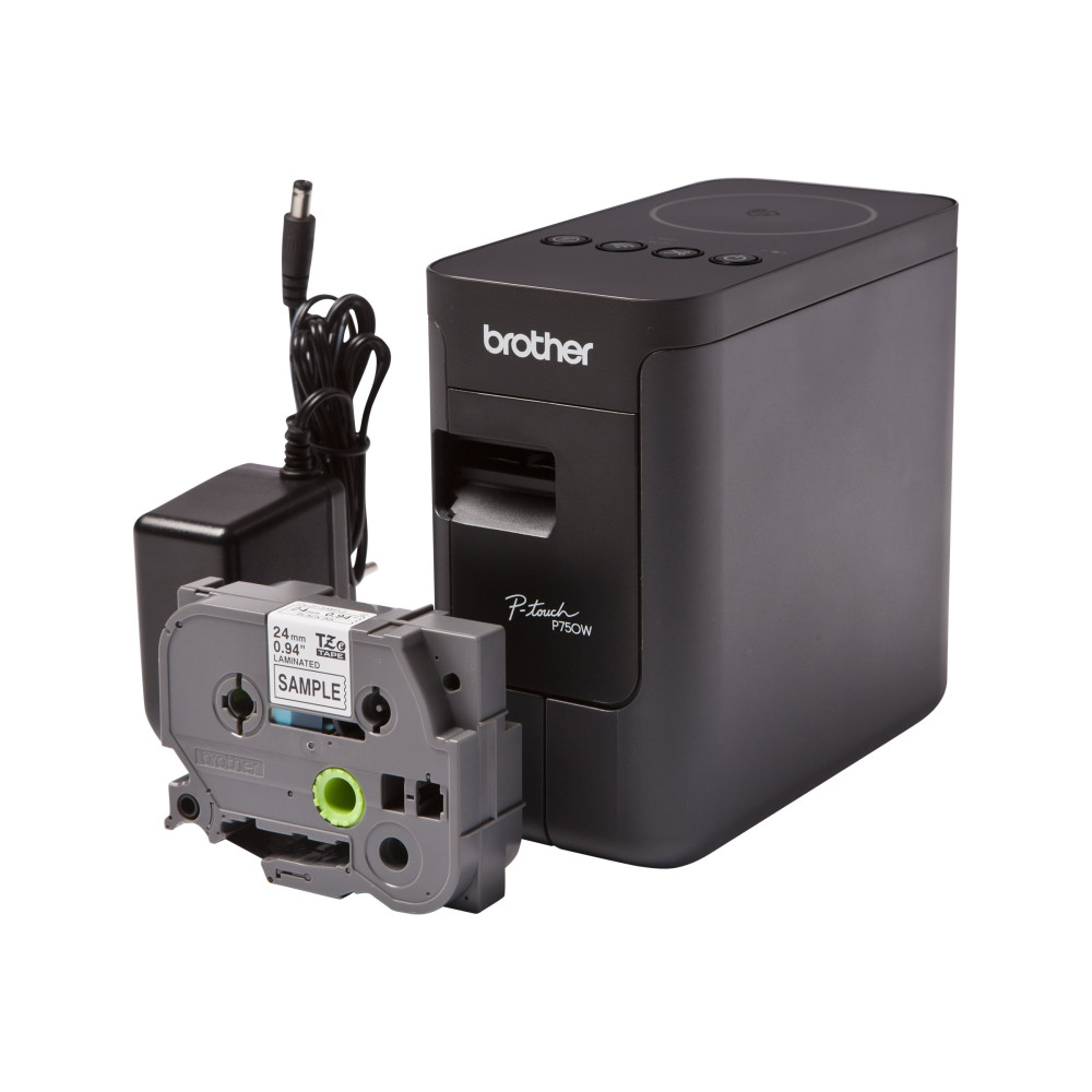 Produktbild för Brother P-Touch PT-P750W - etikettskrivare - svartvit - termisk överföring