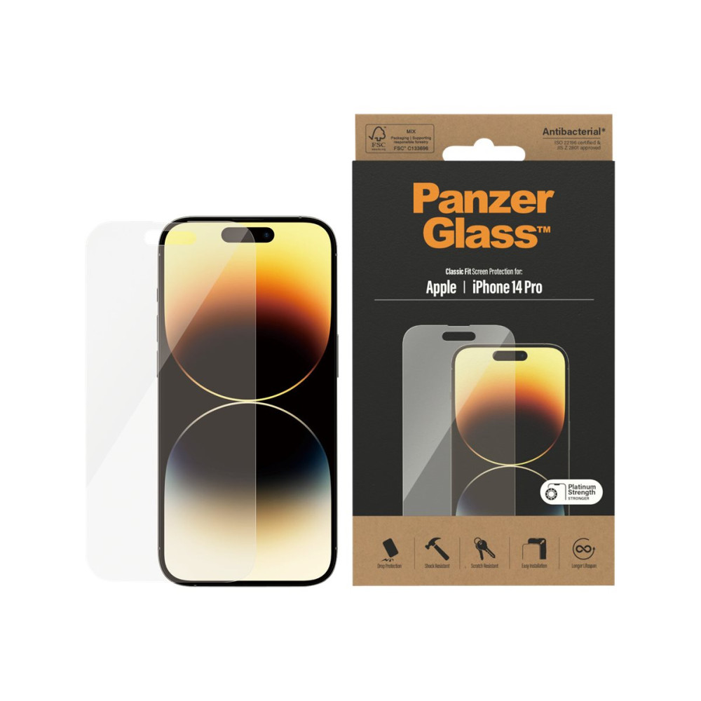 Produktbild för PanzerGlass - skärmskydd för mobiltelefon - klassisk passning