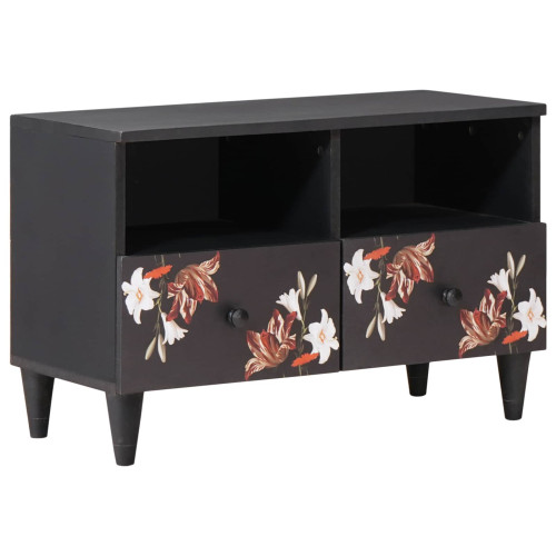 vidaXL Förvaringsskåp med låda Flerfärgsdesign 70 x 33,5 x 46 cm
