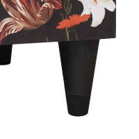 Produktbild för Förvaringsskåp med låda Flerfärgsdesign 70 x 33,5 x 46 cm