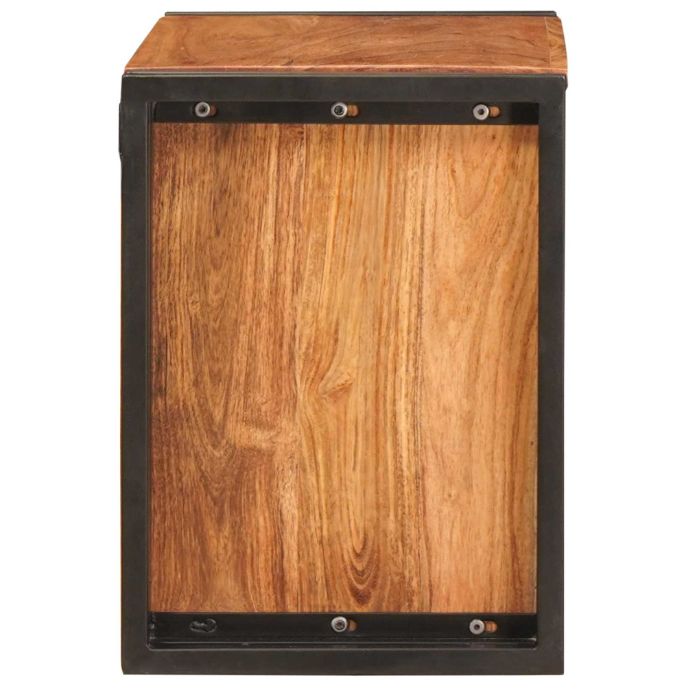 Produktbild för Vinställ Brun 60 x 45 x 33 cm Massivt Akaciaträ