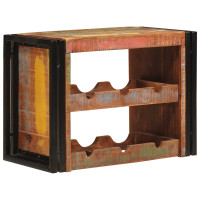 Produktbild för Vinställ Brun 60 x 45 x 33 cm Massivt återvunnet trä