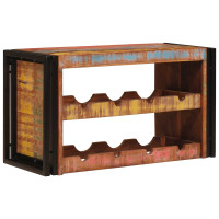Produktbild för Vinställ Brun 80 x 45 x 33 cm Massivt återvunnet trä
