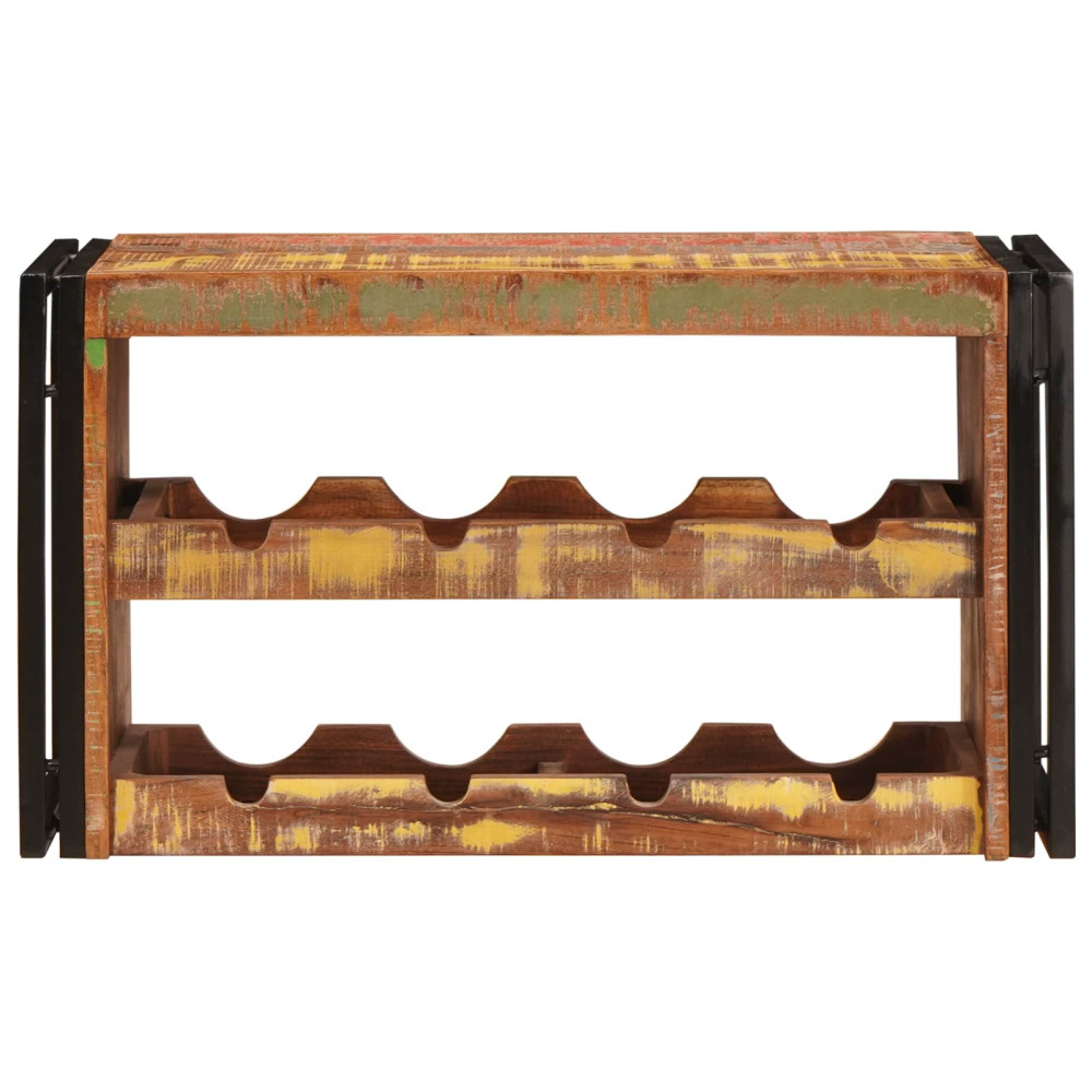 Produktbild för Vinställ Brun 80 x 45 x 33 cm Massivt återvunnet trä