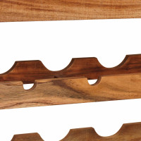 Produktbild för Vinställ Brun 100 x 45 x 33 cm Massivt Akaciaträ