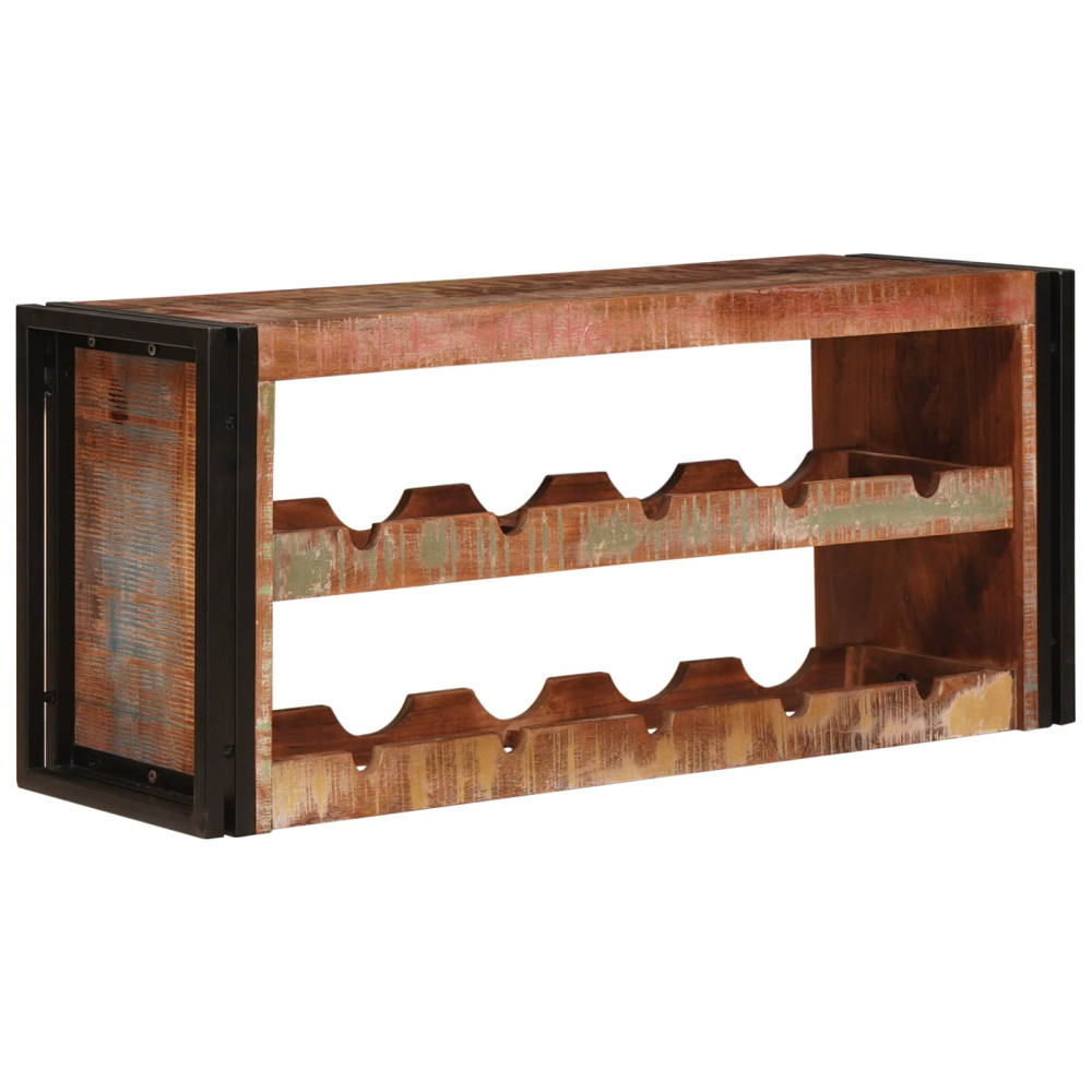 Produktbild för Vinställ Brun 100 x 45 x 33 cm Massivt återvunnet trä