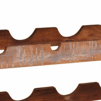 Produktbild för Vinställ Brun 100 x 45 x 33 cm Massivt återvunnet trä