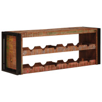 Produktbild för Vinställ Brun 120 x 45 x 33 cm Massivt återvunnet trä
