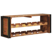 Produktbild för Vinställ Brun 120 x 45 x 33 cm Massivt återvunnet trä