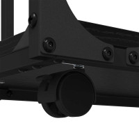 Produktbild för Sidobord med hylla Svart Ek 50 x 35 x 55.5 cm Konstruerat trä