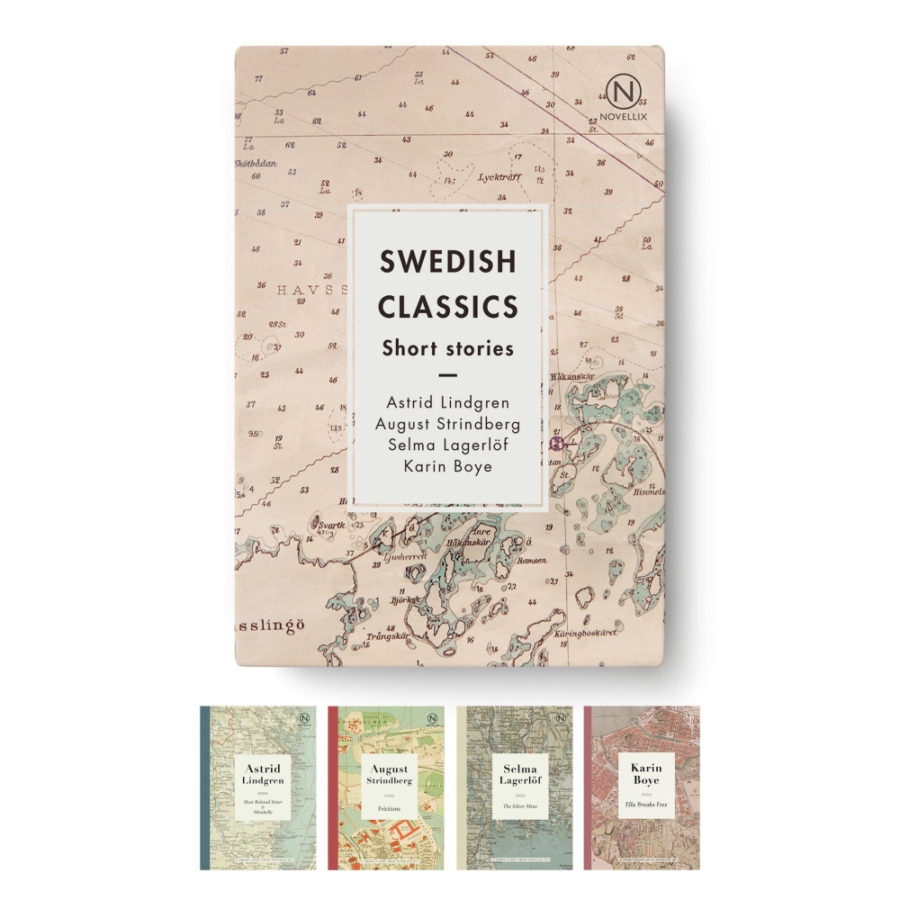 Produktbild för Box with four Swedish Classics