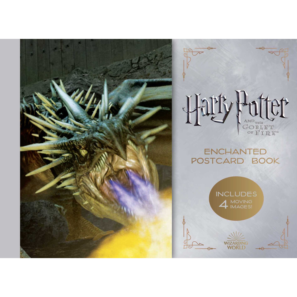 Produktbild för Harry Potter and the Goblet of Fire Enchanted Postcard Book (häftad, eng)