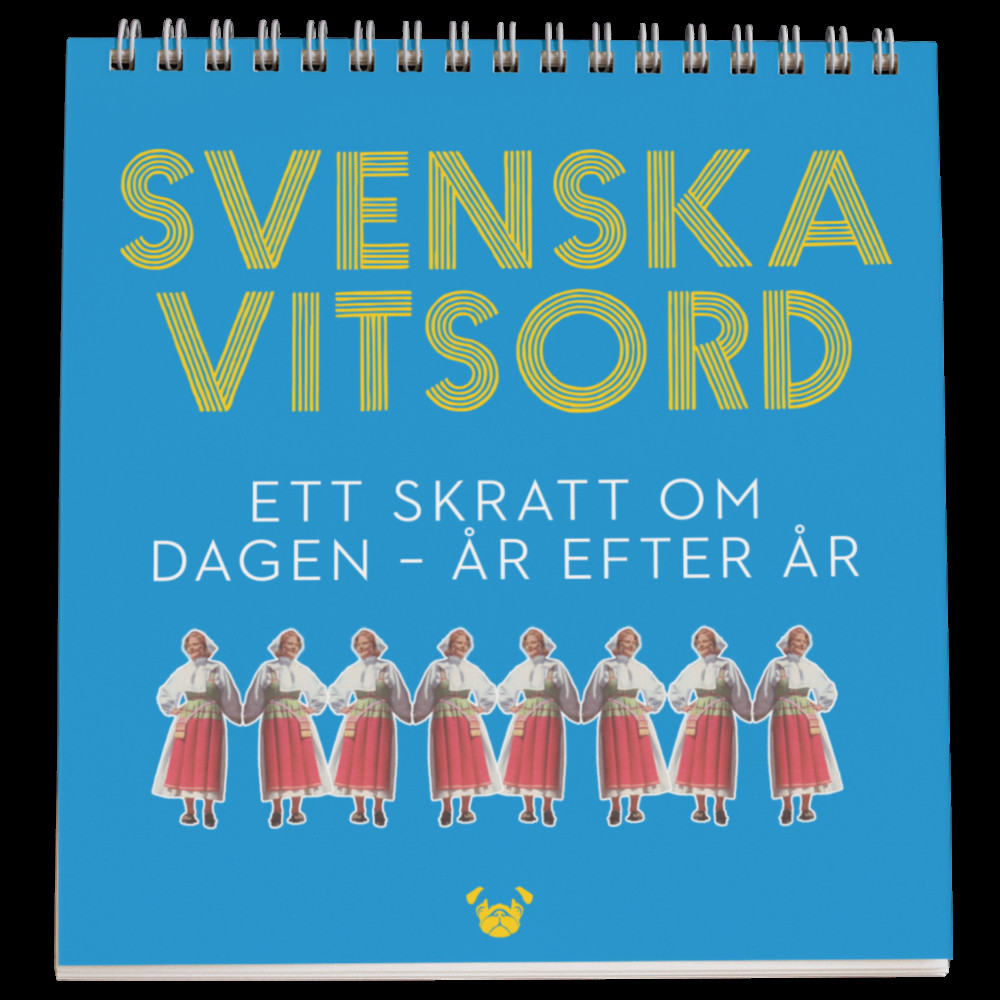 Produktbild för Svenska vitsord - bordskalender (bok, spiral)