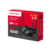 Produktbild för Mercusys MR85X V1 - trådlös router - Wi-Fi 6 - skrivbordsmodell