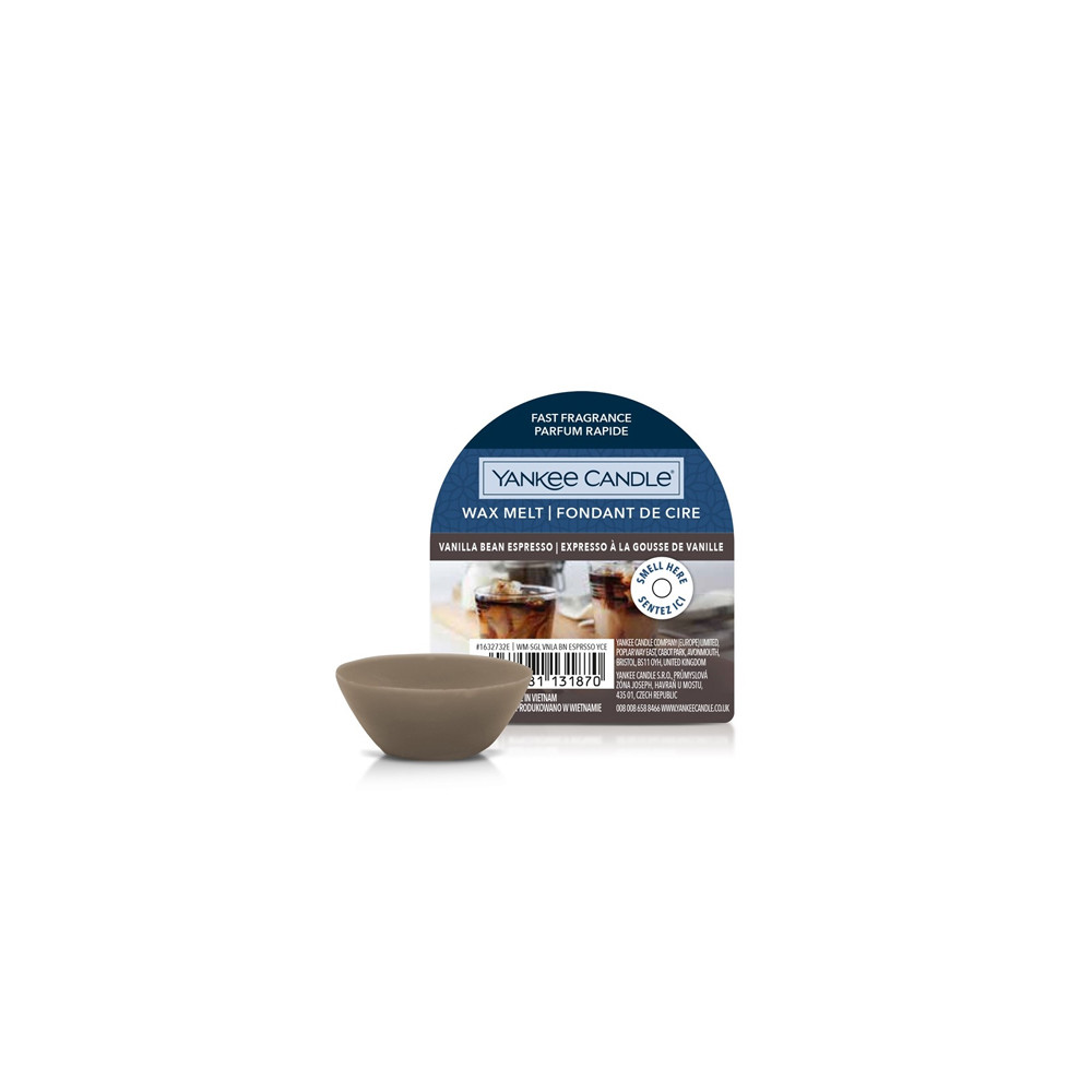 Produktbild för Yankee Candle Vanilla Bean Espresso vonný vosk 22 g