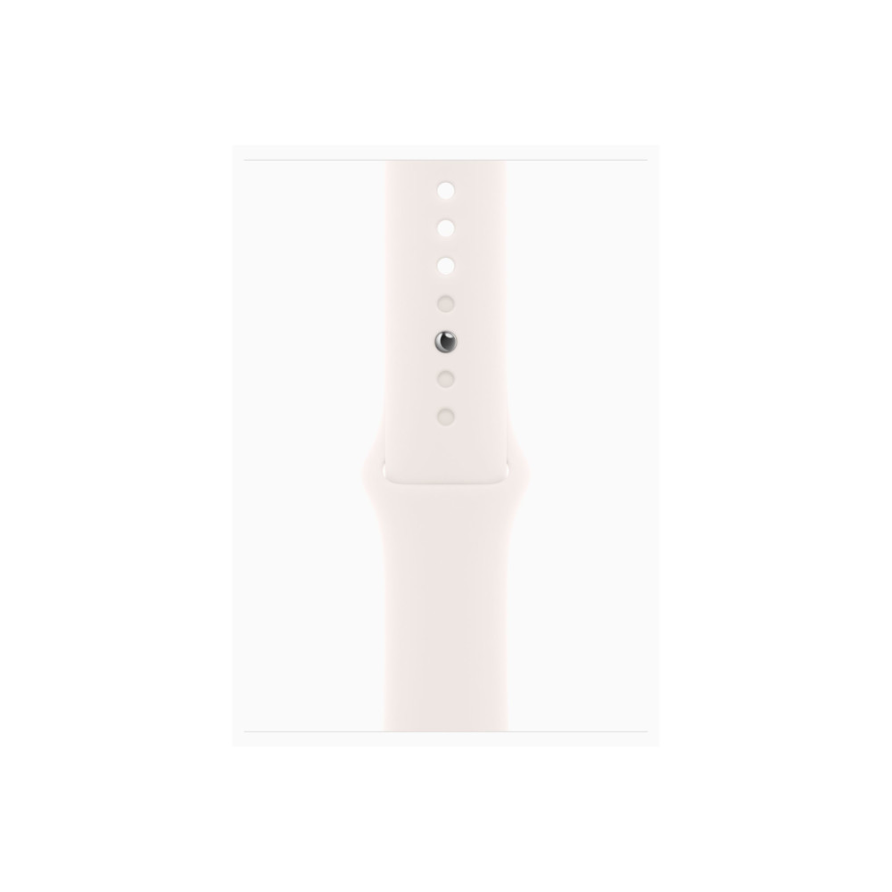 Produktbild för Apple Watch Series 10 (GPS + Cellular) - guldrosa aluminium - smart klocka med sportband - lätt rouge - 64 GB