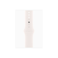 Produktbild för Apple Watch Series 10 (GPS + Cellular) - guldrosa aluminium - smart klocka med sportband - lätt rouge - 64 GB