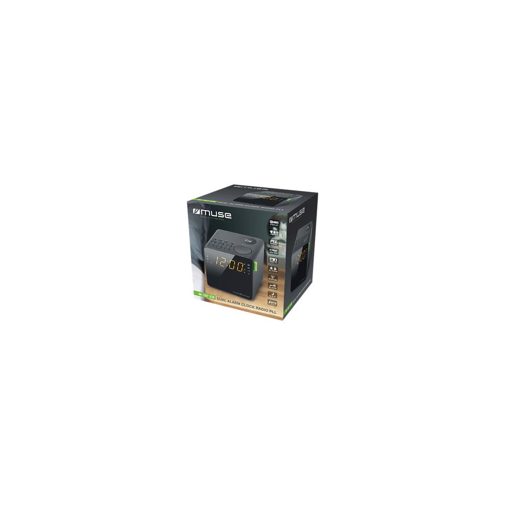 Produktbild för Muse M-187 CR - klockradio
