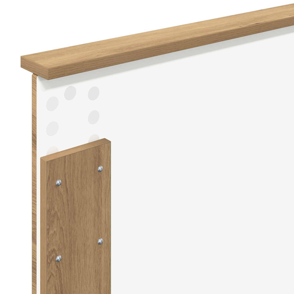Produktbild för Sängram med låda Artisan Ek 100 x 200 cm Konstruerat trä