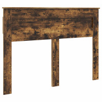 Produktbild för Förvaringssäng med låda Rökt ek 160 x 200 cm Konstruerat trä