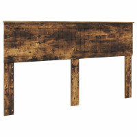Produktbild för Förvaringssäng med låda Rökt ek 160 x 200 cm Konstruerat trä