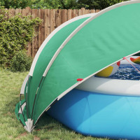Produktbild för Poolkupol 405 x 405 x 192 cm 185T polyester med PU-beläggning
