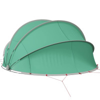 Produktbild för Poolkupol 405 x 405 x 192 cm 185T polyester med PU-beläggning