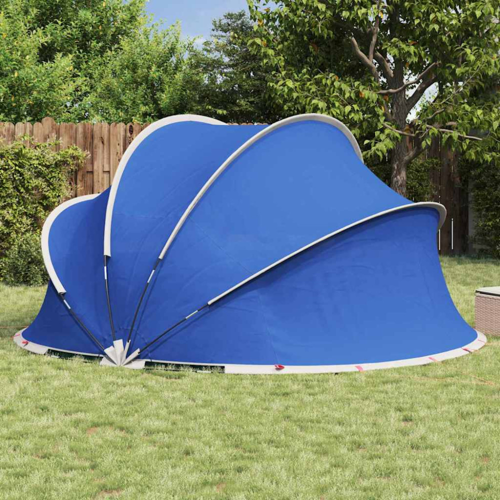 Produktbild för Poolkupol 405 x 405 x 192 cm 185T polyester med PU-beläggning