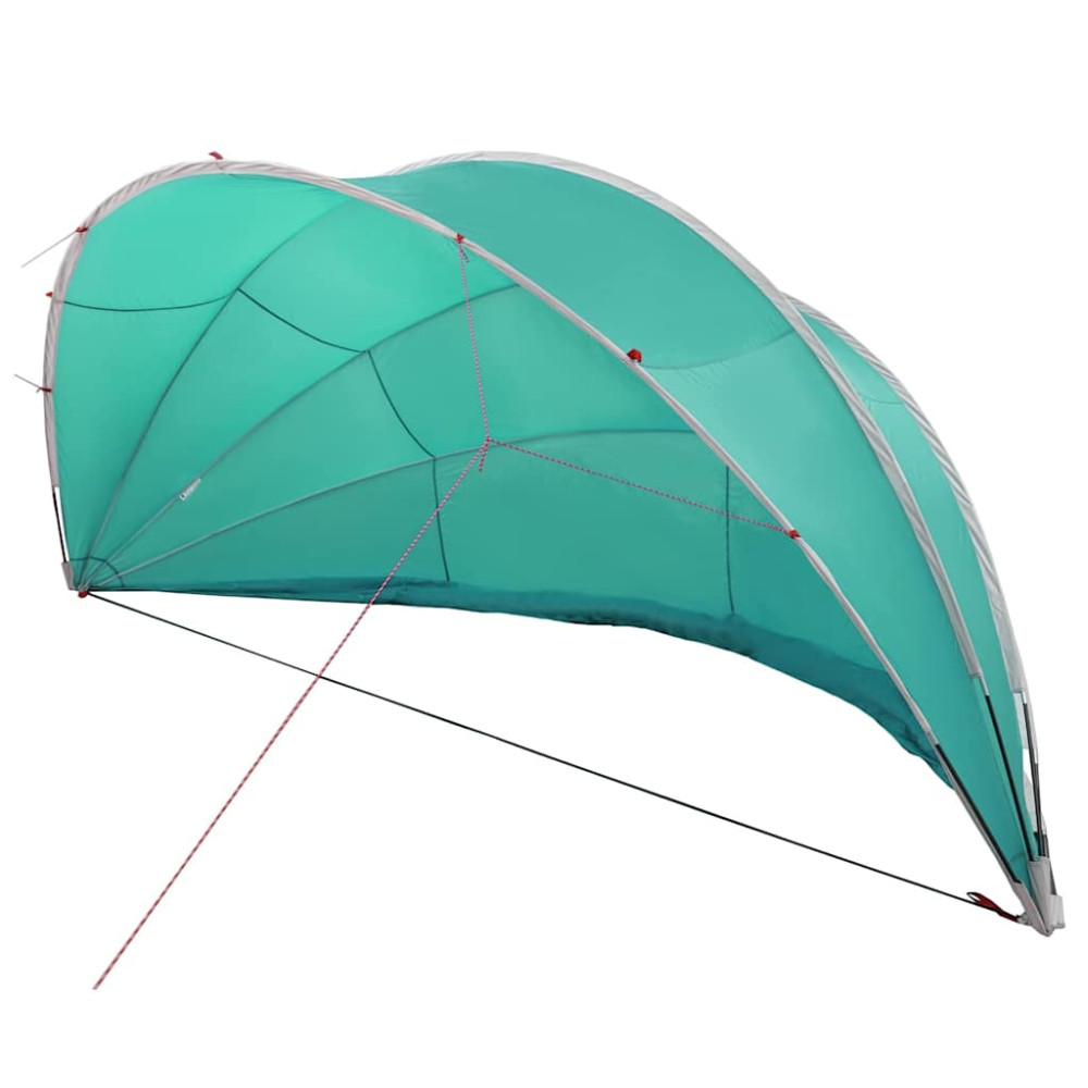 Produktbild för Poolkupol 430 x 430 x 210 cm 185T polyester med PU-beläggning
