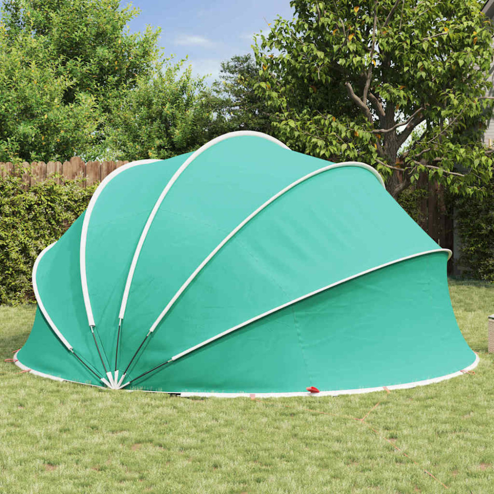 Produktbild för Poolkupol 430 x 430 x 210 cm 185T polyester med PU-beläggning