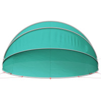 Produktbild för Poolkupol 430 x 430 x 210 cm 185T polyester med PU-beläggning