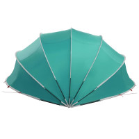Produktbild för Poolkupol 430 x 430 x 210 cm 185T polyester med PU-beläggning