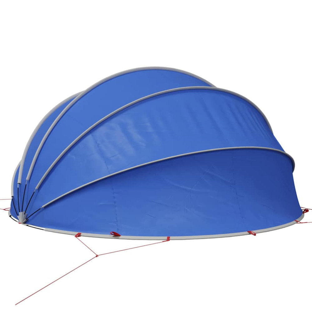 Produktbild för Poolkupol 472 x 460 x 229 cm 185T polyester med PU-beläggning