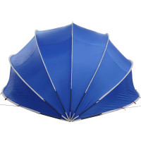Produktbild för Poolkupol 472 x 460 x 229 cm 185T polyester med PU-beläggning