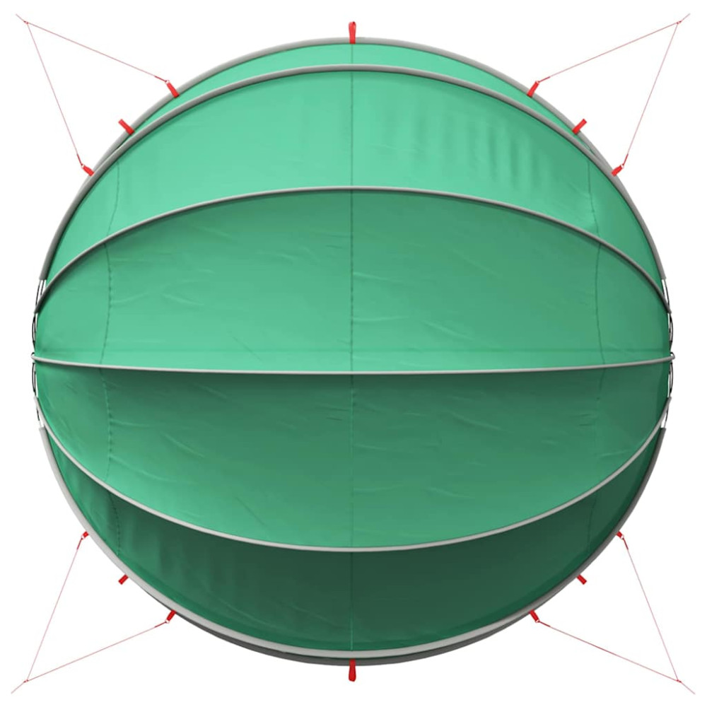 Produktbild för Poolkupol 500 x 500 x 236 cm 185T polyester med PU-beläggning