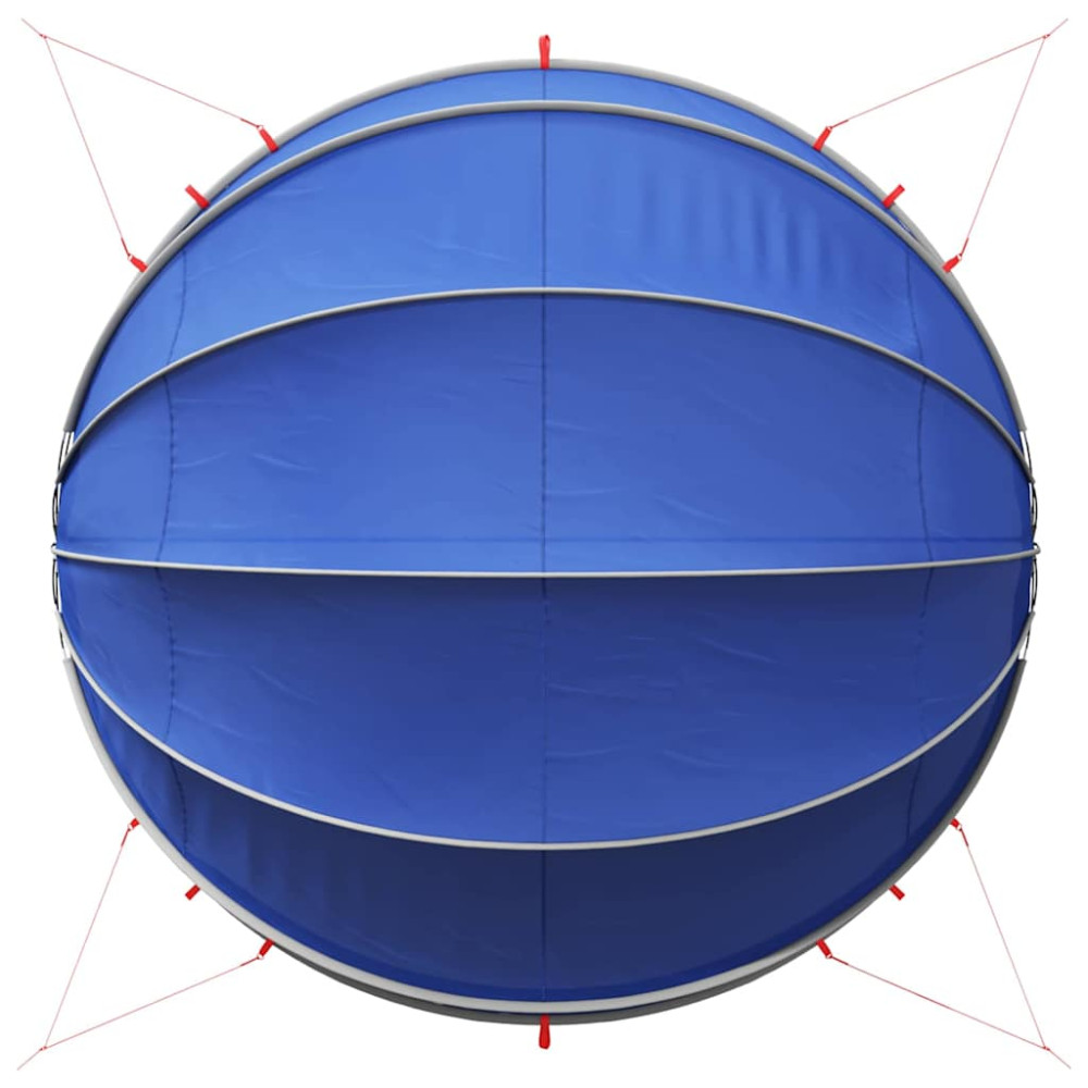 Produktbild för Poolkupol 500 x 500 x 236 cm 185T polyester med PU-beläggning